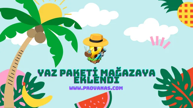 Yaz Paketi Mağazaya Eklendi!!!