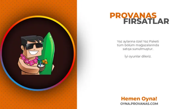 Yaz Dönemine Özel Yaz Paketi Geldi.
