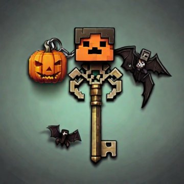 10 Adet Halloween Kutu Anahtarı