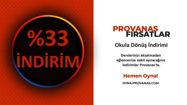 Okula Dönüş İndirimi