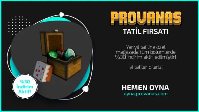Yarı Yıl Tatiline Özel %30 İndirim ve %30 Kredi bonusu!